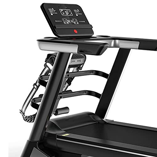 Image of Home Fitness Equipment Small Folding Multifunctional Interactive Shock Absorbing Treadmill (Black)