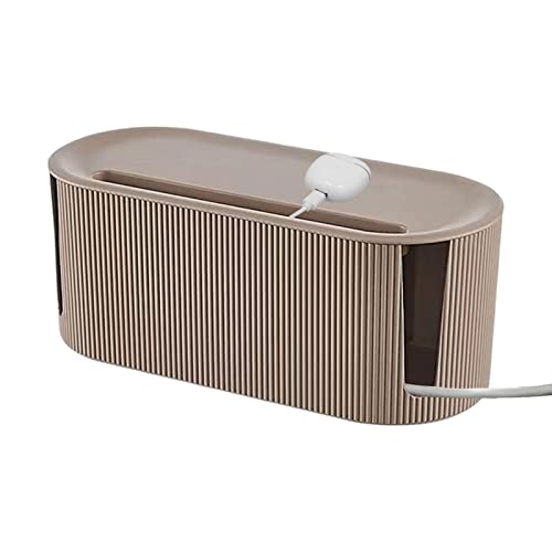 Renchey Boîte De Rangement pour Câbles, Boîte Cache Câble, Organisateur du Cordon De Boîte, Garder Les Câbles Bien Rangés, Organisateur Câbles pour La Gestion des Câbles Et des Cordons