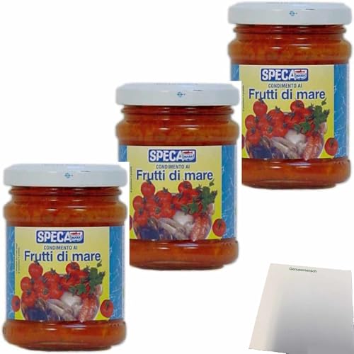 usy Bundle für SPECA frutti di mare 3er Packung (3x130g Glas) + usy Block