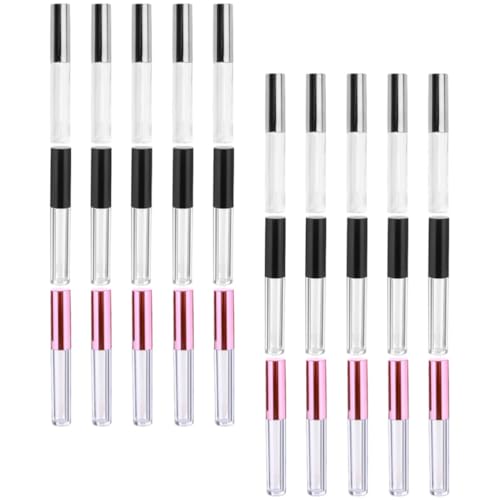 Tubes à Lèvres Vides Épurés en Plastique Transparent Lot de 30 Contenants 10ml