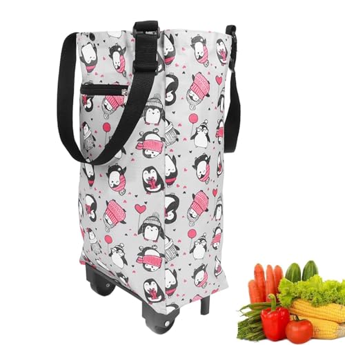 Carrito de Compras para el hogar, Bolsa de Compras portátil para Personas Mayores, Carrito Plegable para comestibles, carritos de Compras con Ruedas para Acampar al Aire Libre