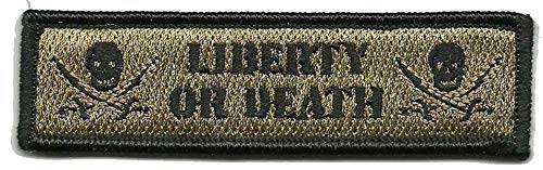 Liberty Or Death Tactical Morale Patch - Coyote