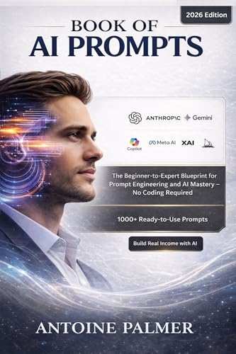 Book of AI Prompts: The Beginner-to-Expert Blueprint for Prompt Engineering and AI Mastery — No Coding Required