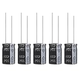 ALLECIN 10uF 450V 13x20mm Electrolytic Capacitor 10 UF MFD 450 Volt 0.51x0.79in Aluminum Capacitors (Pack of 5)