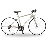 Amazon | MAKTA クロスバイク 700C 自転車 21段変速 泥除け付き 通勤