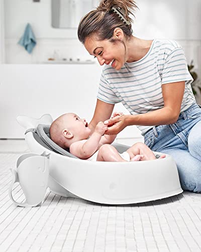 Image of Skip Hop Baby Bath Rinse Cup MOBY Tear-free Waterfall Rinser White Age 0+