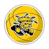Wichita State Shockers Basketball Vinyl Decal Sticker – Officially Licensed 4-Inch