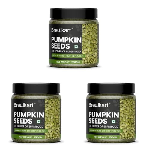 Image of Brewkart Pumpkin Seeds 250g (Pack of 3)