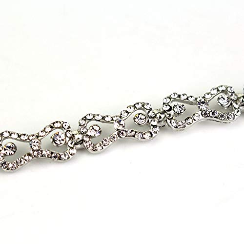 Bransoletka The Vampire Diaries Klaus Caroline Forbes Kryształowa bransoletka z kokardą z kryształu rhinestone dla kobiet moda biżuteria