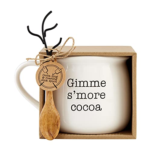 Set taza y tenedor Mud Pie 21 oz Gimme miniatura 1