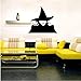 Produktbild Asade Happy Halloween Home Household Room Wall Sticker Mural Decor Decal Removable New Black Witch Halloween Wall Sticker DIY