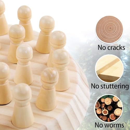Image of Memory & Chess Match Game for Kids and Families - Brain Training Board Game, Suitable Age 7‑14 Boys & Girls, FunZone Puzzle Memory Game for 7‑10 Year Olds