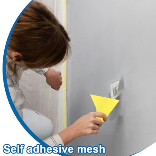 XUKZIMA 3 pcs Wandplatten-Reparaturset, selbstklebendes Gipsplatten-Reparaturset zum Ausbessern von Löchern und Rissen in beschädigten Wand-Decken.