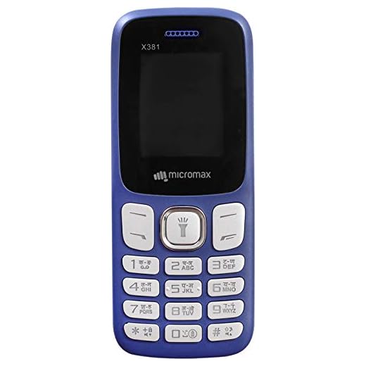 Micromax X381 1.77 inch Phone (Blue)