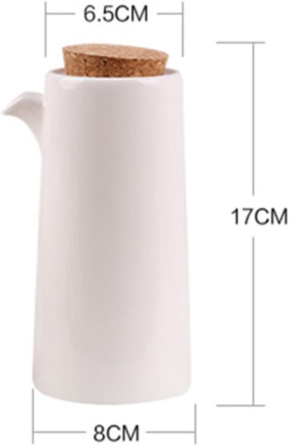 VIDI White Porcelain Oil Pot Sauce Vinegar Salt Spices Seasoning Can Bottle Gravy Boats Kitchen Cooking Tools Storage Organizer Cold and heat resistance: across hot and cold -20~150