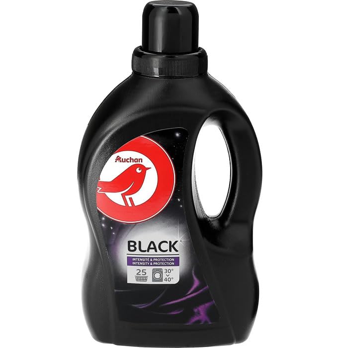 AUCHAN Lessive liquide pour linge noir et foncé 1,5 L