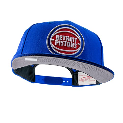 Blue Detroit Pistons Ground 2.0 Snapback by Mitchell & Ness