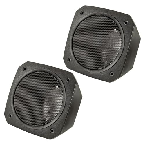 tomzz Audio 2800-017 Contenitore per altoparlante montato in superficie per altoparlante DIN 100x100 mm retro auto barca camion macchine edili
