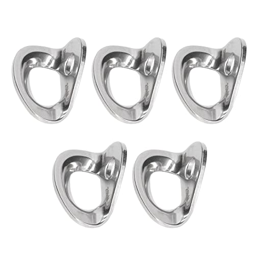 Leapiture 5pcs Climbing Anchor 316 Stainless Steel Climbing Hanger Stainless Steel Climbing Hanger Lightweight and Portable for Rappelling Aerial Work