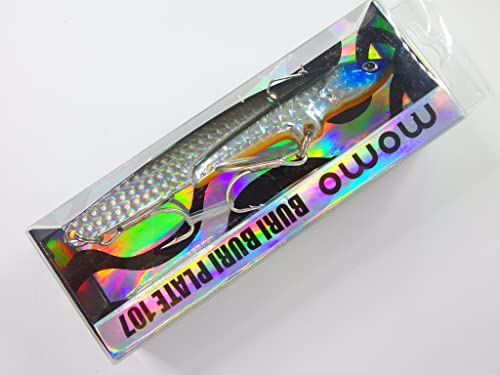 【momoルアー】 シーバスルアー 青物 メタルバイブ ブリブリプレート107 46g 鰤 平政 カンパチ 青物完全対応の決定版!! (ボラコノシロOB) 2枚目