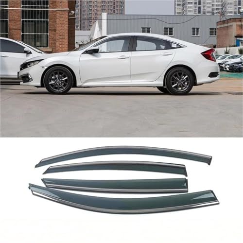 Déflecteurs de vitre pour Civic 10th 2016-2021 | Visière de porte de voiture