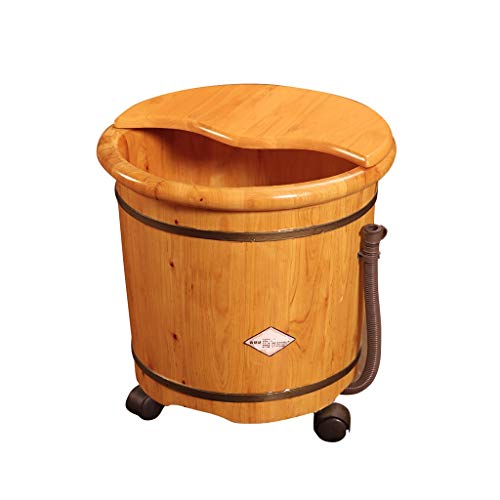 Katzowen Masajeador Spa para Pies de Madera Maciza M