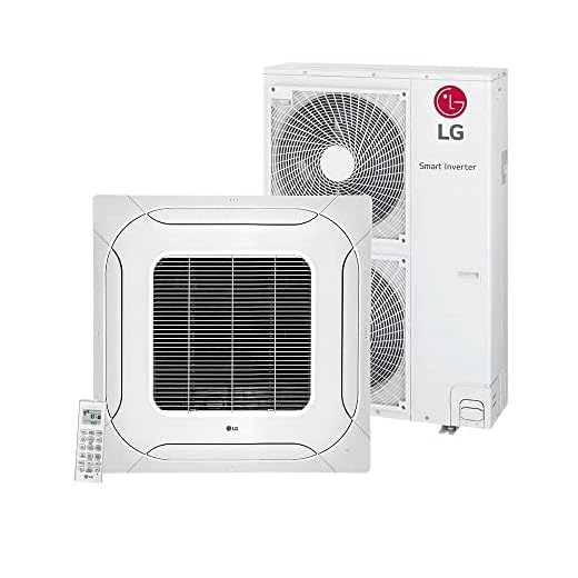 Ar Condicionado Split Cassete Inverter LG 48.000 BTU/h Quente e Frio ATNW48GMLP1-220 Volts