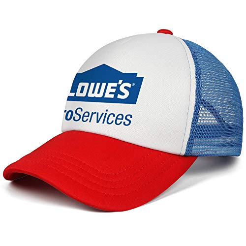 Unisex Mens Baseball Hats Hipster Adjustable Mesh Captain Lowe's-Home-Improvement-Logo-Flat Caps
