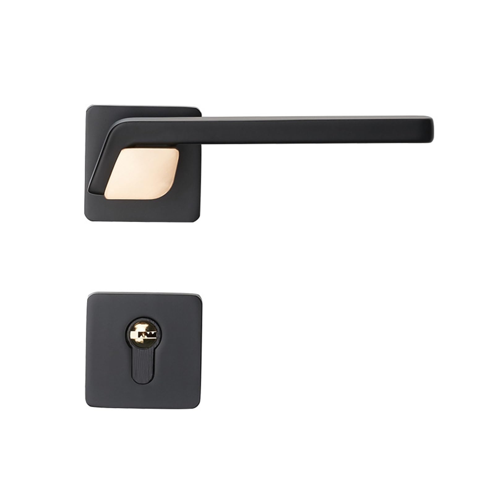 Magnetic Silent Door Lock Bedroom Handle