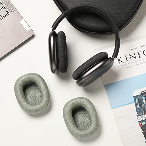 Damex Updated airpods max Ear Cushions, mesh Fabric airpods max Replacement earpads, Noise Cancellat