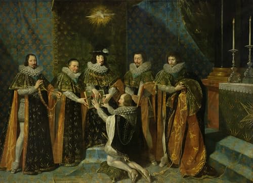 Tableau Haut de Gamme Henri d'Orléans Philippe de Champaigne Toile Déco Murale