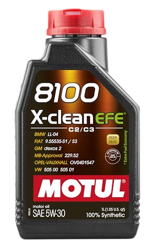 Motul 8100 X-clean EFE 5W-30 Full Synthetic Motor Oil | Fuel...