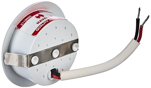 Image of Havells Astral Neo 2W LED Spotlight| Compact Round Design for Small Spaces. Provides A Focused 45 Beam Angle with 4000K Netural Daylight| Flush Mount Ceiling Downlight| 25,000 Hr Lifespan