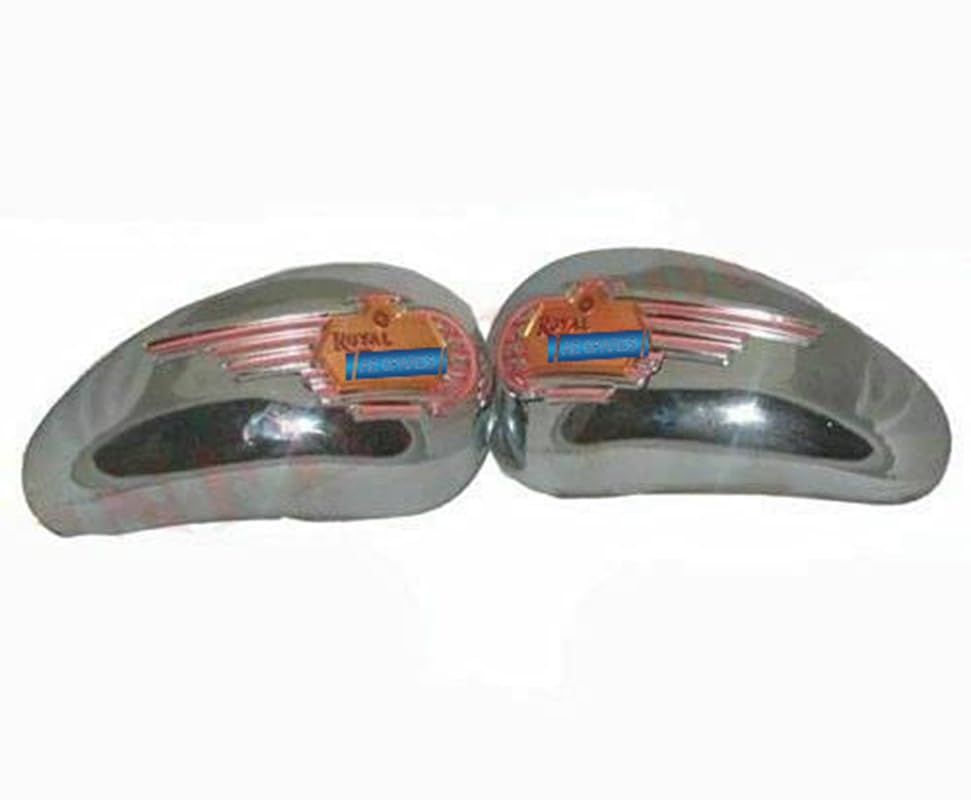 Fits Royal Enfield Bullet Petrol Tank Side Panel Plate Monogram