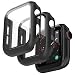 Produktbild Jvchengxi Kompatibel mit Apple Watch 40mm SE Series 6/5/4 Hülle mit Displayschutz, [2 Stück] Schwarz 360° Rundum Schutzhülle HD Ultradünne Schutzfolie Panzerglas Schutz Case für iWatch Series 6/5/4/SE