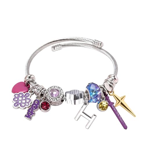 Covanlumci KPop Merch KPop Bracelet for Women Charms Bracelet Hunter Gifts for Fans Korea Pop Accessories Jewelry Friendship Merchandise Birthday Gifts