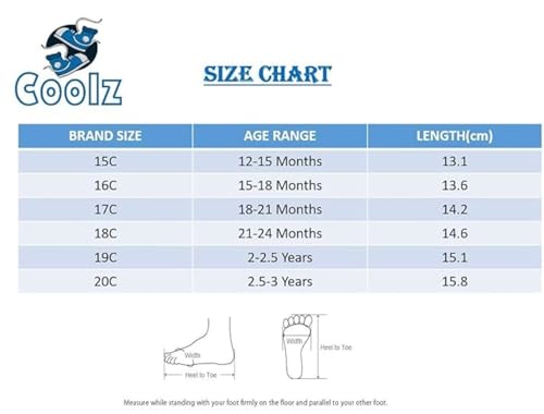 Image of Coolz Kids Chu-Chu Sound Musical Sandals C-06-A for Baby Boys and Girls Age 1-3 Years