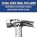 Boss Hammer 16 oz. Pro Plus Titanium Hammer - Ti64 Construction Grade, New Side Nail Extractor, 20% Thicker Handle, 1/4