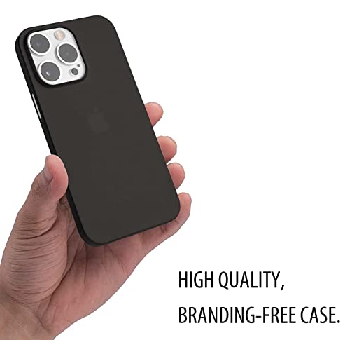 Image of ExpressB for iPhone 16 Pro Max Case Back Cover | Zero Drop Protection | Perfect for Minimalists | Ultra Thin Anti Scratch Matte Finish Case for iPhone 16 Pro Max (Black)