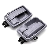 HAOTOM 1Pair Interior Inner Inside Door Handle Front Rear Left Right Compatible for Isuzu Rodeo Trooper Pickup Honda Passport 8971506463,8971506473 Grey