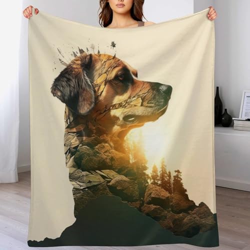 Manta para sofá suave y cálida para perro grande colcha lavable 2