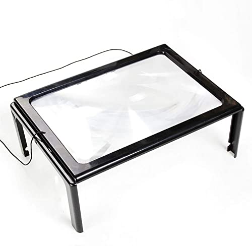 Magnificateur 3X portable format A4 lentille transparente pour observation enfant
