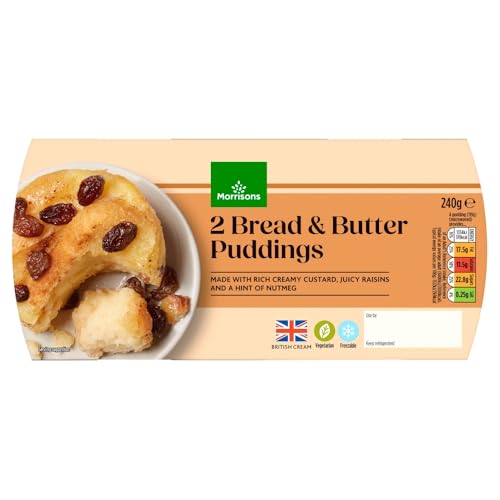 Morrisons Bread & Butter Puddings 2pk 240g