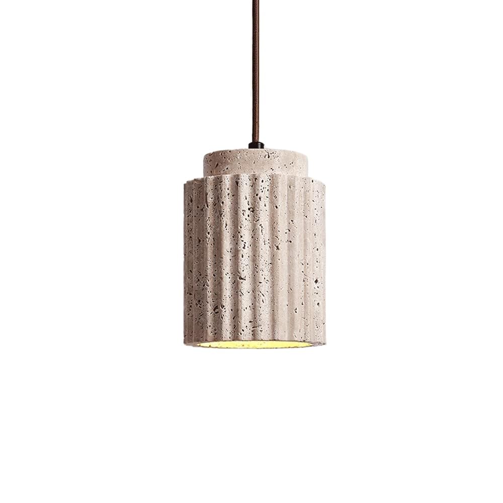 Petite suspension lustre en verre et plafonnier marbre chic