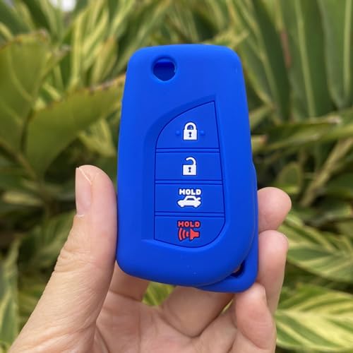 Étui pour clé de voiture en silicone Toyota contre boutons cassés Hilux C-HR
