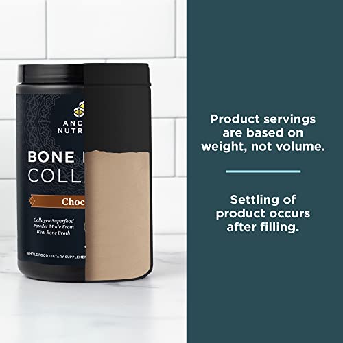Ancient Nutrition Hydrolyzed Bone Broth Collagen Peptides, Chocolate - image 6