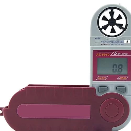 AZ8910 Portable Anemometer, Portable Impeller Anemometer Temperature, Humidity and Atmospheric Pressure Anemometer