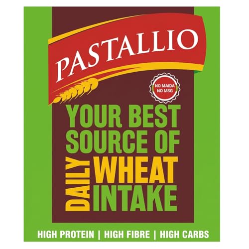 Image of Pastallio Shell & Long Macaroni Rigati Pasta | 500g x 2packs (1kg) | Made of 100% Durum Wheat Semolina (Suji)