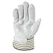 Wells Lamont Leather Work Gloves with Safety Cuff, Suede Palm, Extra Large (4000XL) Grey, X-Large