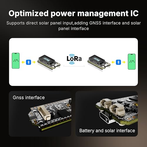 Image of Heltec ESP32 LoRa V4 Dev Board with Display GNSS, Pre-soldered